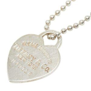 Tiffany & Co Return to Heart Tag Long Necklace Ball Chain